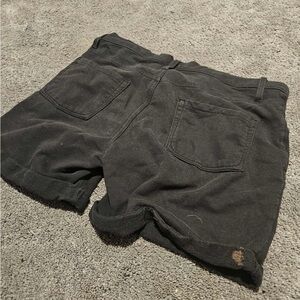 Kids Black Casual Shorts